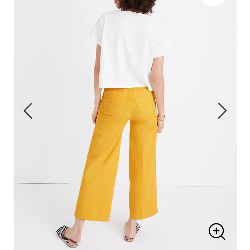 MADEWELL Emmett Wide Leg Crop Pants